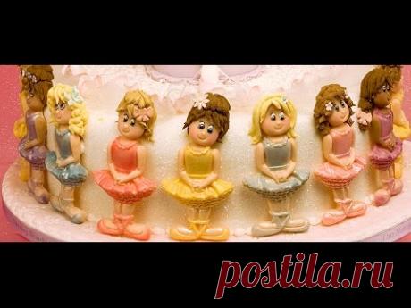 Karen Davies Cake Decorating Moulds / molds. Free beginners tutorial / how to - Ballerina