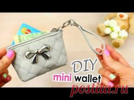 DIY MINI POUCH KEY CHAIN IDEA | Money Zipper Purse & Credit Card Holder