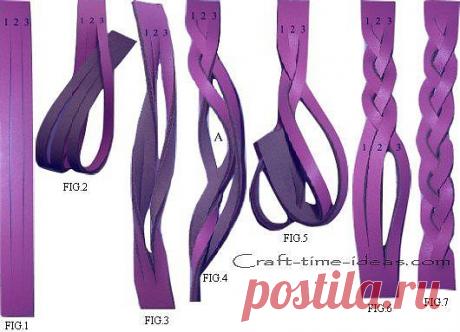 Заплетаем косичку с закрытыми срезами