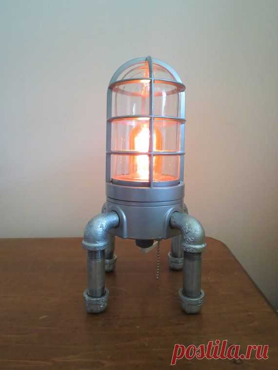 Table lamp, Edison lamp, Steampunk lamp