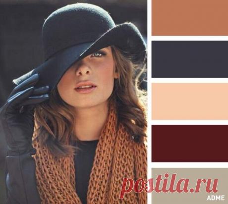 Полезная шпаргалка — подходящие цветовые сочетания для головных уборов и шарфов