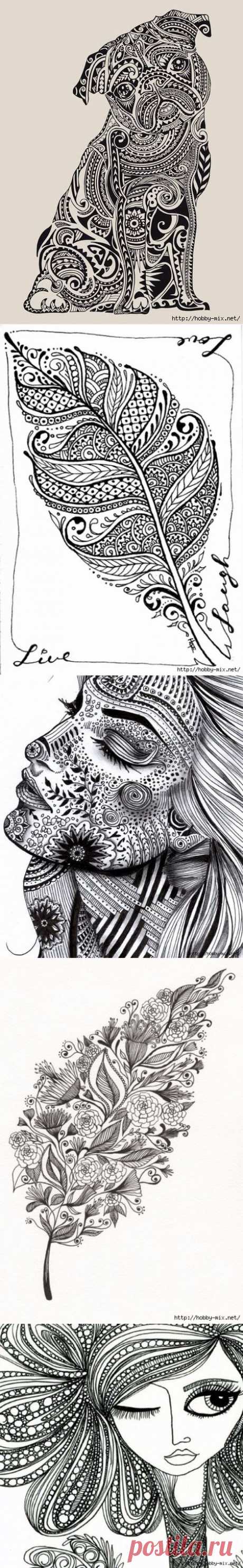 Doodle &amp; Zentangle
