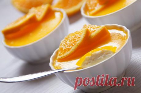 Творожный десерт с желе