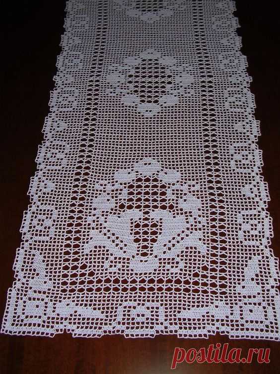 Crochet Easter Table Runner, Filet Doily, Large Cotton Placemat, Cover, Centerpiece, Tablecloth, Unique Home Decor, Wedding, Birthday Gift - Etsy