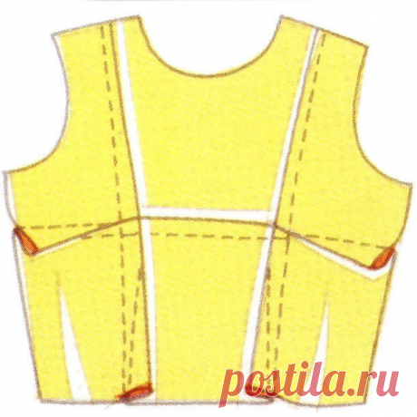 Корректировка выкроек лифа | knittingmania.ru