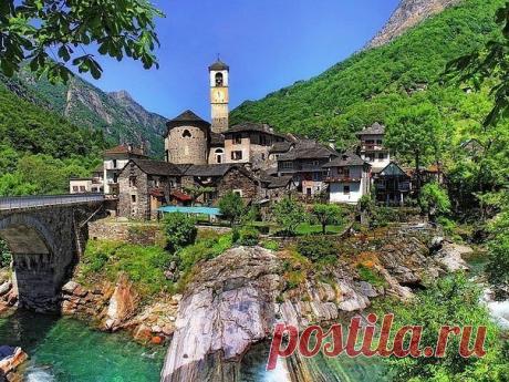 Деревня Тичино, Швейцария | WorldCity