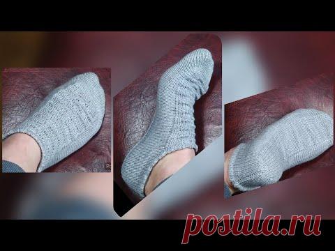 Тапочки - следочки на любой вязальной машине