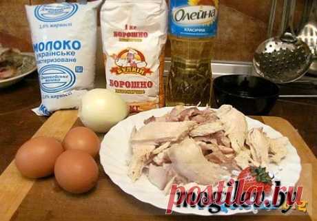 Рецепт с фото: Блинчики с мясом