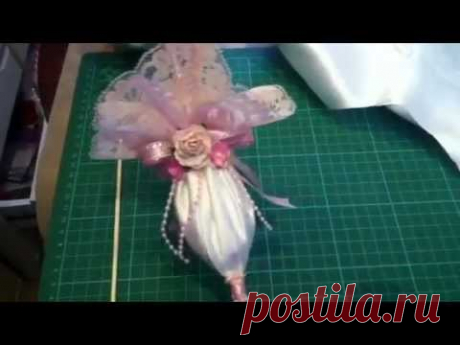 Shabby Chic Perfumed Umbrella Pomander - YouTube