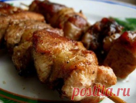 Шашлык с киви - рецепт / Простые рецепты