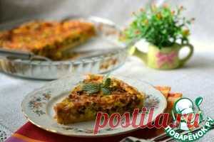 Тарт соленый с мясом - кулинарный рецепт
