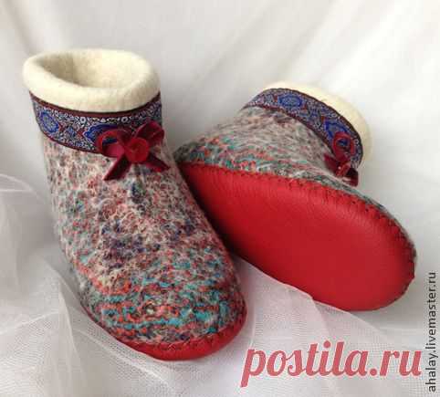 Валяем чуни из сливера - Ярмарка Мастеров - ручная работа, handmade