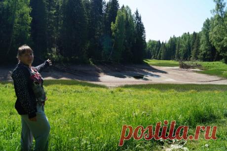 В Прикамье внезапно ушло под землю целое озеро