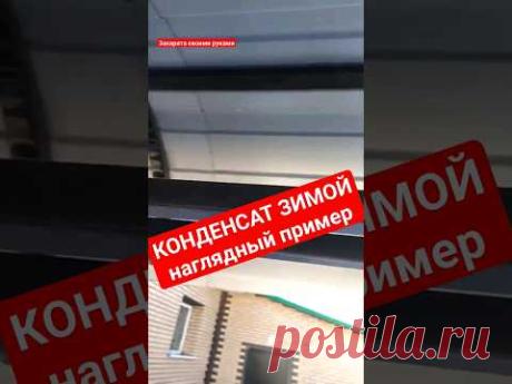 Конденсат зимой. Зачем под кровельные мембраны? #zахарята #братьязахарята #своимируками