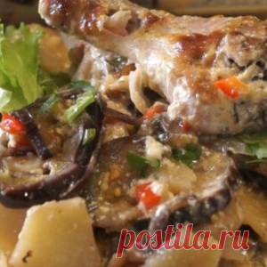 Баклажанная запеканка с сыром и помидорами - МирТесен