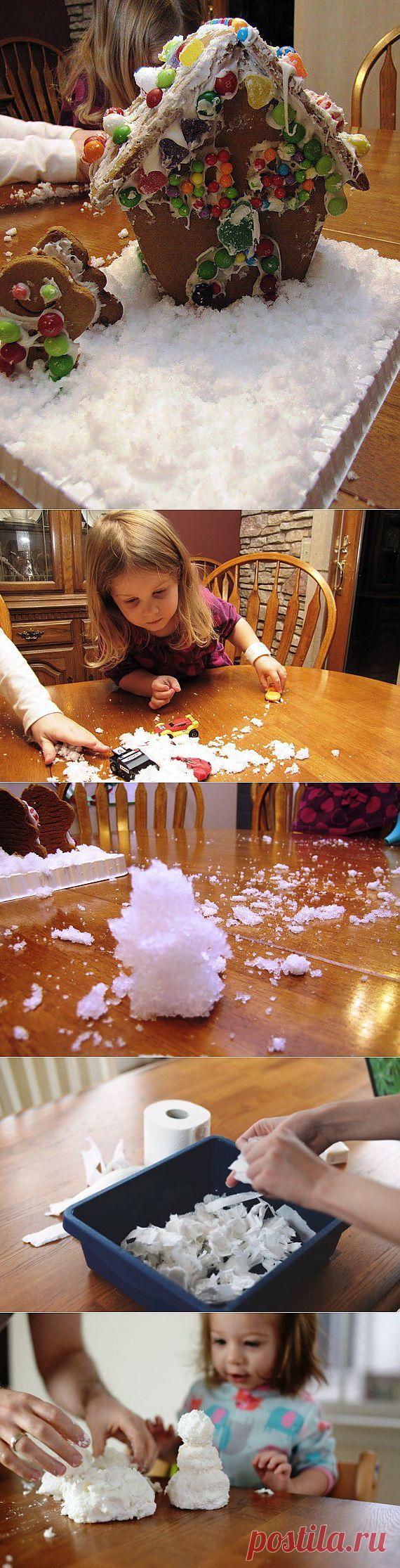 Как сделать снег своими руками | Несколько вариантов самодельного снега