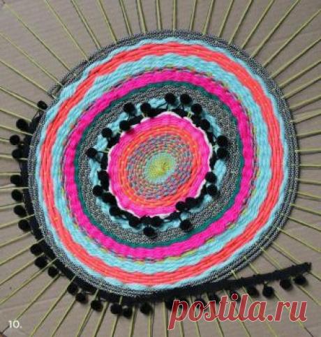 Простой круглый коврик — Сделай сам