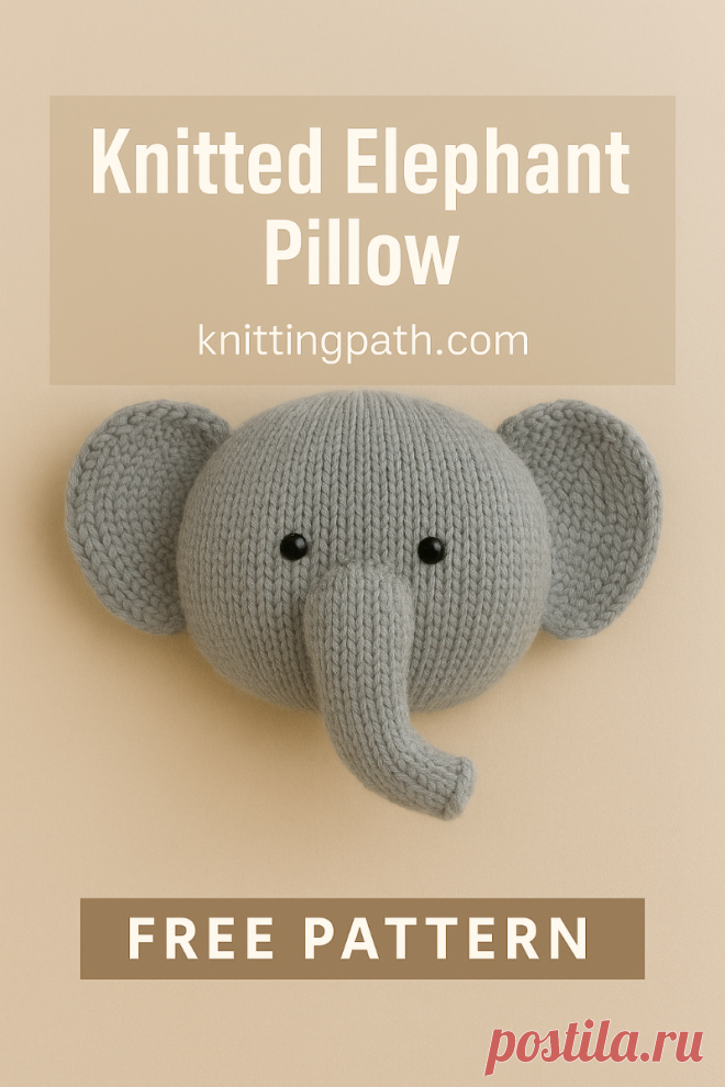 Knitted Elephant Toy
