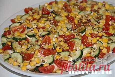 Салат из капусты с жареной курицей “Миланье” | Харч.ру - рецепты для любителей вкусно поесть