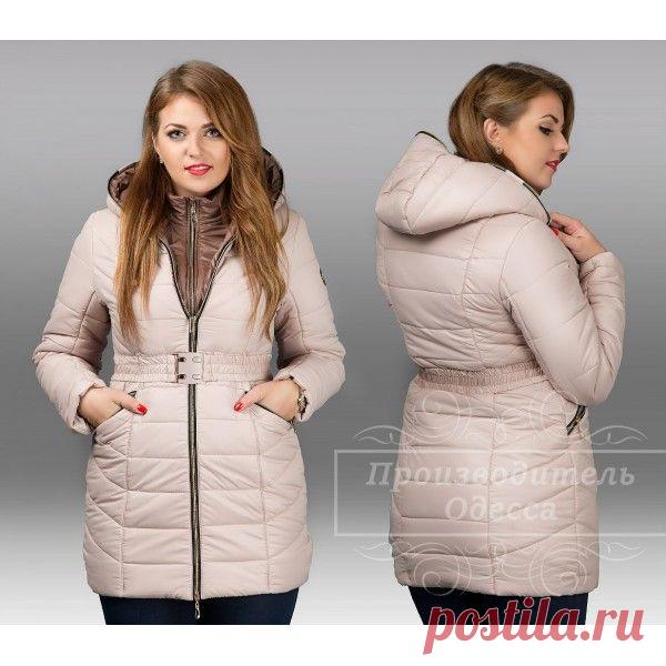 Курточка Ира.рукав 65 см. длинна 85см.
синтепон 200. Верх плащевка. подкладка атласная. капюшон несьемный.
р 44-54