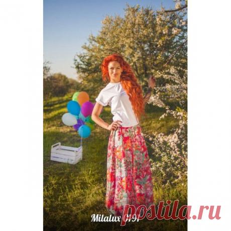 Юбка Цветочное счастье.Шикарная пышная юбка из качественного евро шифона, с шифоновым подьюбником, пояс на резинке. В удобном универсальном размере (от 40 до 48 размера !!!!!). В четырех цветах: малиновый, бирюзовый, салатный, электрик!!