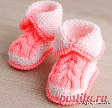 Вязание пинеток малышам