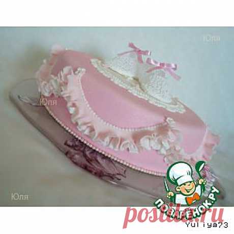 Красивое украшение для тортика в виде пушистых, воздушных рюш - кулинарный рецепт