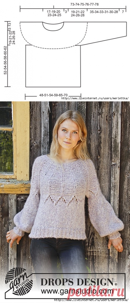 DROPS / 191 / 4 FAIR LILY ☼ С ПЕРЕВОДОМ / Всё из мира рукоделия (изучаю и делюсь различными техниками и видами рукоделия)