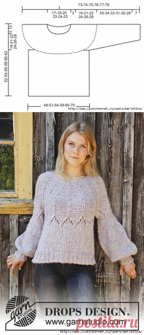 DROPS / 191 / 4 FAIR LILY ☼ С ПЕРЕВОДОМ / Всё из мира рукоделия (изучаю и делюсь различными техниками и видами рукоделия)