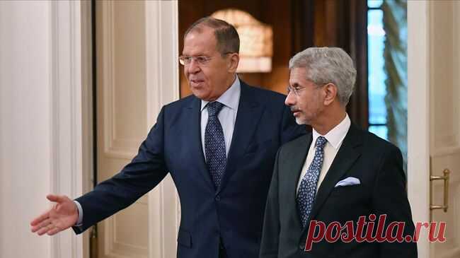 Лавров провел встречу с главой МИД Индии