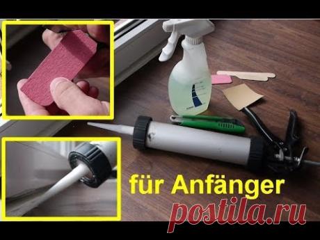 Silikonfuge ziehen Kinderleicht Anleitung