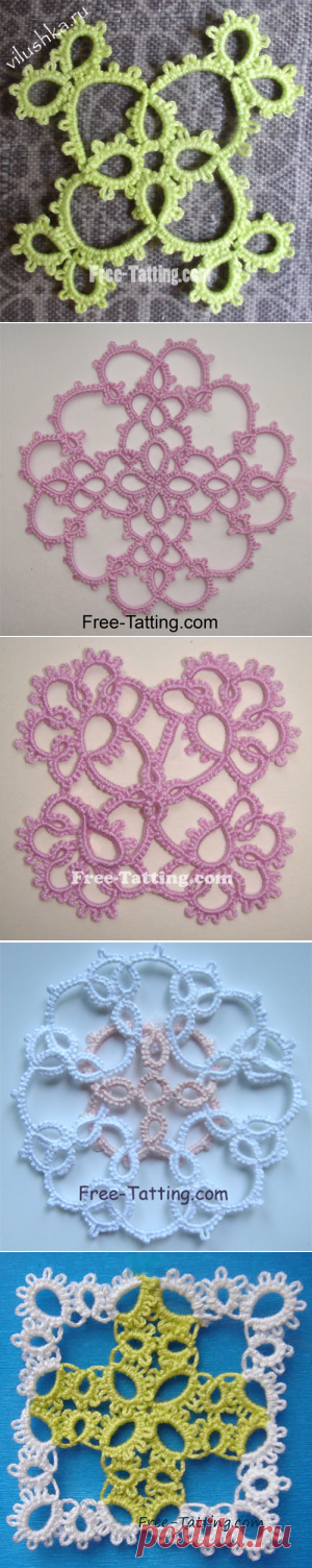 Tatting motifs