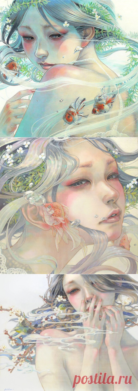 Японская художница Miho Hirano - ЖИВОПИСЬ. ИСКУССТВО ХУДОЖНИКОВ ВСЕГО МИРА. - Группы Мой Мир