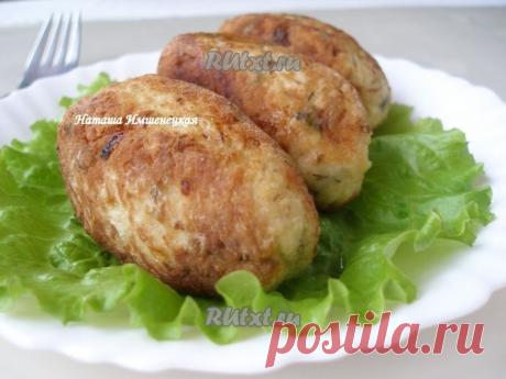 Куриные котлеты с сыром и картофелем