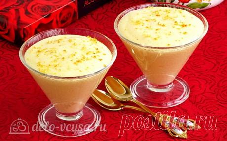 Апельсиновый крем-мусс, пошаговый рецепт с фото