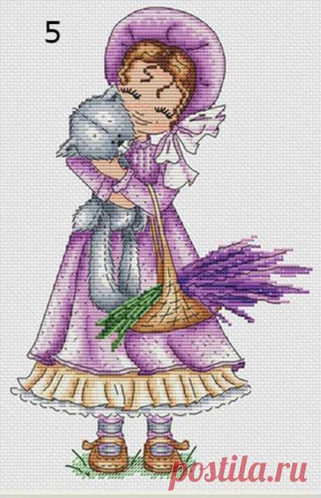 9 Charming Vintage Girly Cross Stitch Kits in One Style | Etsy