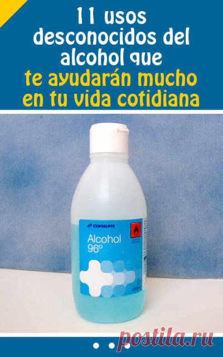 11 usos desconocidos del alcohol que te ayudarán mucho en tu vida cotidiana