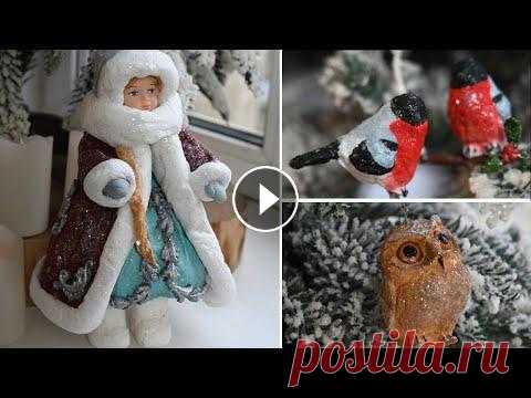 Ватные елочные игрушки в силиконовых молдах! / Простая техника и шикарный результат Сегодня я покажу как легко сделать ватные игрушки с помощью силиконовых молдов! Все ссылки ниже! Прошлогодные видео про ватные игрушки: и Силиконовые ...