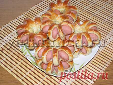 Простой рецепт вкусных сосисок в тесте
