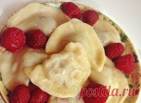 Рецепты по четвергам. Сладкие вареники. Вареники с творогом (В. 2)