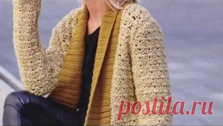 कार्डिगन के लिए क्रोकेट पैटर्न - Crochet pattern for cardigan - 羊毛衫的鉤針編織圖案