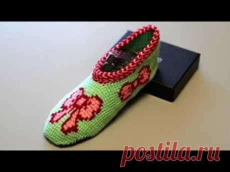 . Тапочки на толстой подошве - Вязание - Страна Мам