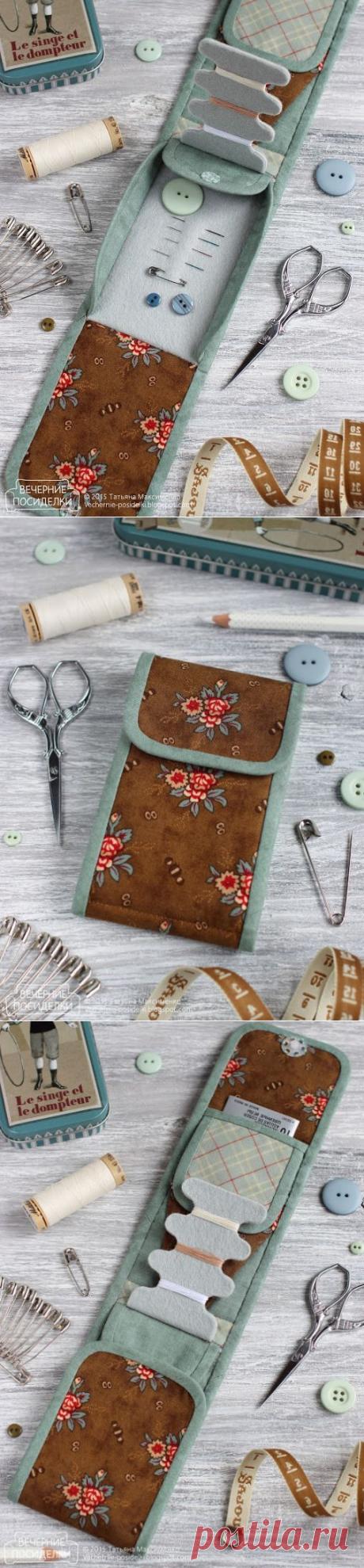 Мини швейный органайзер / Tiny sewing kit - Вечерние посиделки