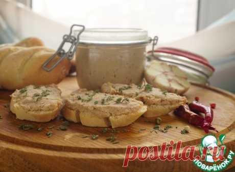 Рийет из свинины на французском багете - кулинарный рецепт
