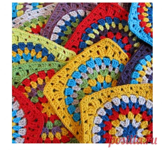 Узор "Круг в квадрате" | Практичное рукоделие из подручных материалов/Плюшкина со знаком "+"