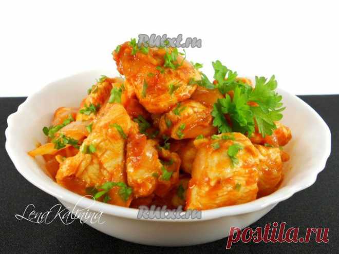 Горячая закуска "Салат шашлычный" - готовится довольно просто, а на вкус - супер! .