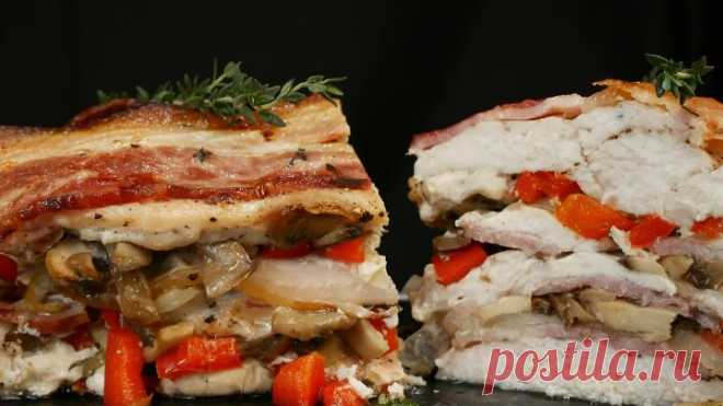 Все просто и очень вкусно. Слоеное мясо