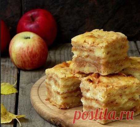 НАСЫПНОЙ ЯБЛОЧНЫЙ ПИРОГ «ТРИ СТАКАНА»