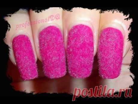 Pink Fluffy Nails!!