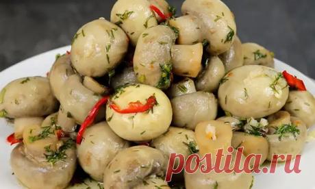 Закусочные шампиньоны по-тифлисски: готовятся всего 15 минут - Будет вкусно - Социальная сеть "МТ.RU"